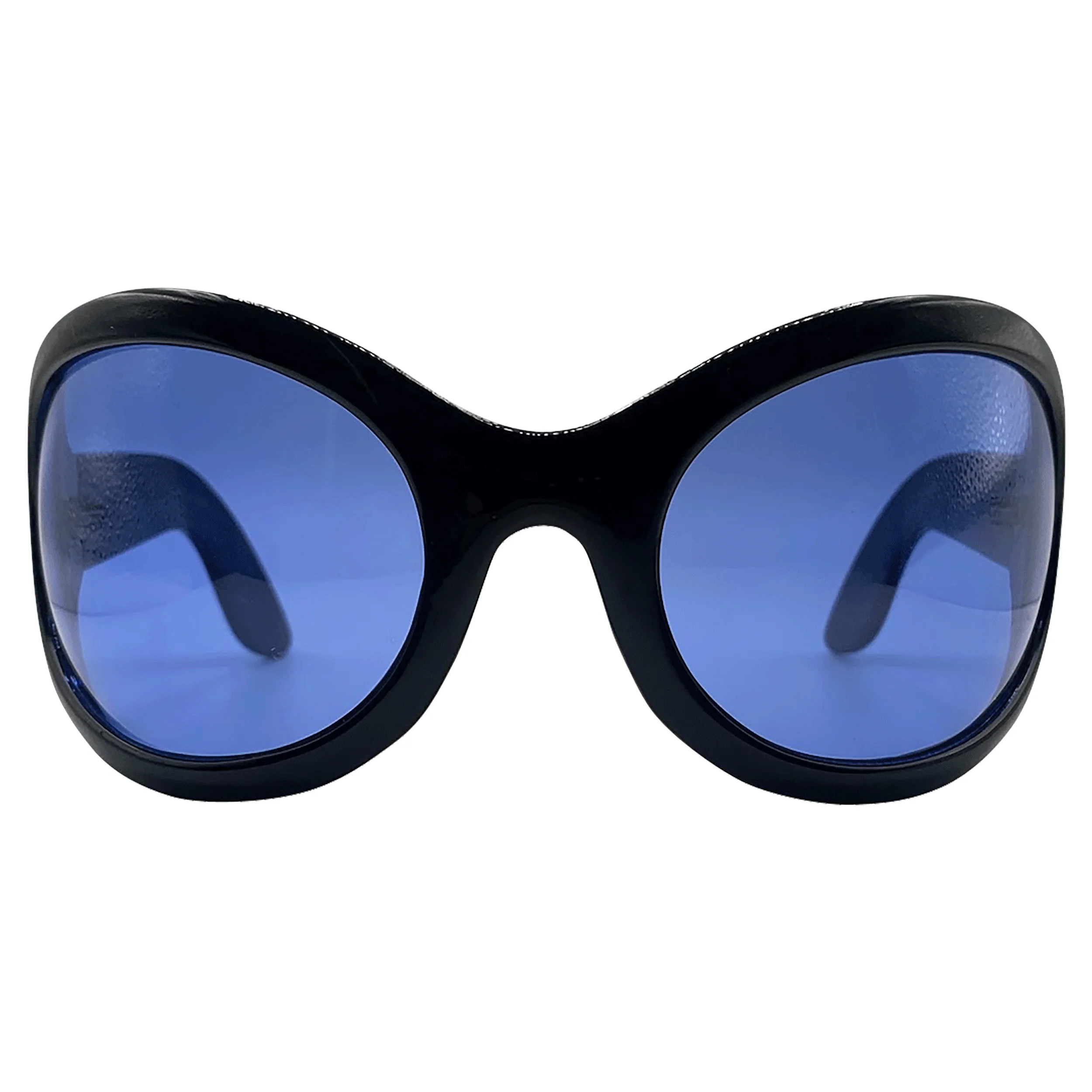Stylish Blue-Tinted Sunglasses