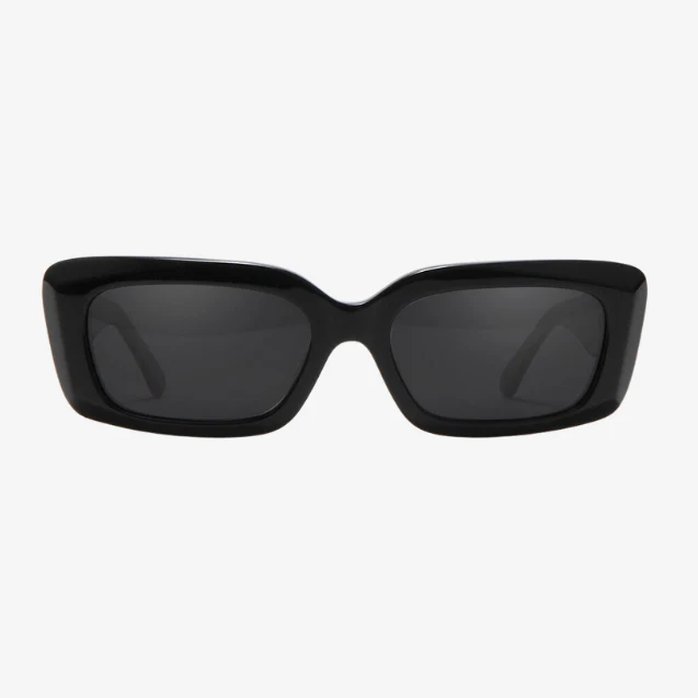 Stylish Black Rectangular Glasses